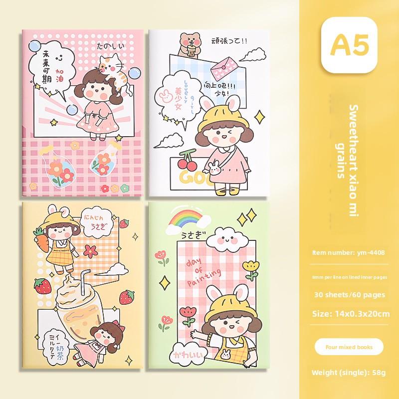Cartoon A5 Car Line Book Cute Stationery School Supplies Children's Notebooks Elementary School Students