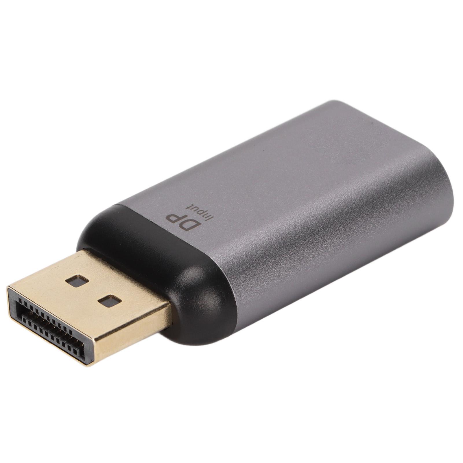 

DP DisplayPort Input Male to HD Sink Output Female Displays 4K HD Adapter for Laptop