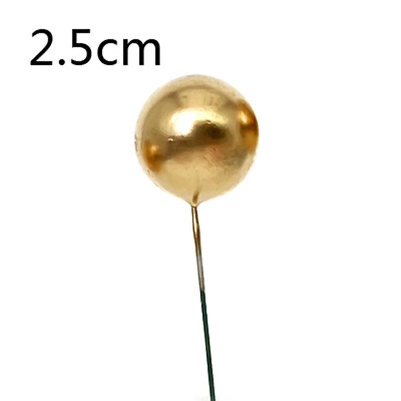 

Medium 2.5cm Gold & Silver Ball Cake Decoration Beads