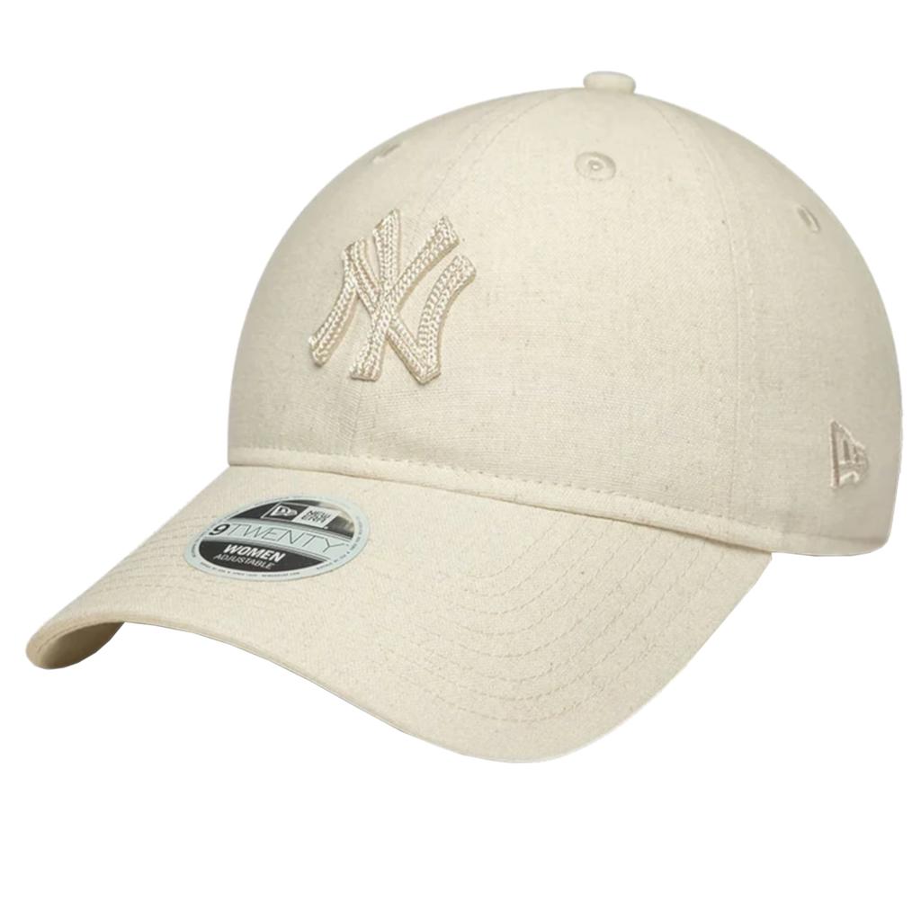 New Era 9TWENTY Midi Linen New York Yankees Cap, Womens beige Cap