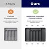 1Pcs Adjustable Expandable Plastic Utensil Drawer Organizer For Spoons Forks Knives