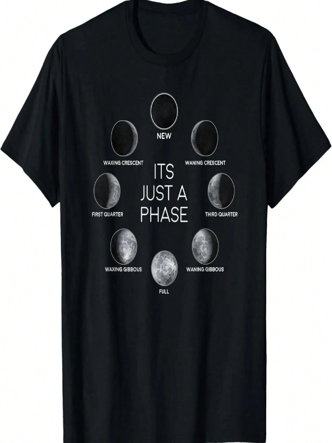 Just A Phase Moon Lunar Space Gift T-Shirt S разноцветный