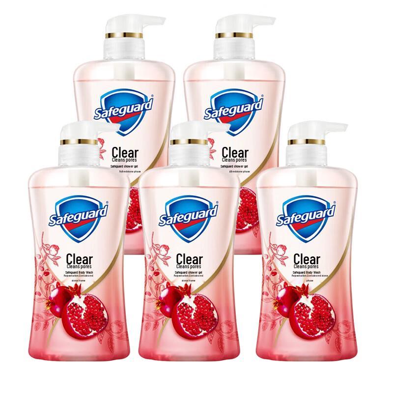 

Safeguard Revitalizing Pomegranate Scent Body Wash 5x540g
