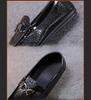 Men's Crocodile Pattern Moccasins - Trendy Korean Casual & British Driving Shoes