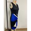 Summer Print Sexy Sleeveless Pencil Dress Women's Party Slim Fit Elegant Wrap Dress V Neck Fashionable Bodycon Casual Simple Clothing