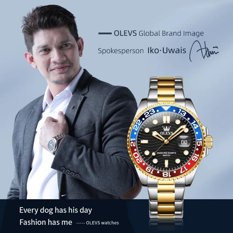 Herrenuhren Luxusuhr Herren Business Sport Wasserdichte Quarzuhr für Herren Edelstahl Relogio Masculino