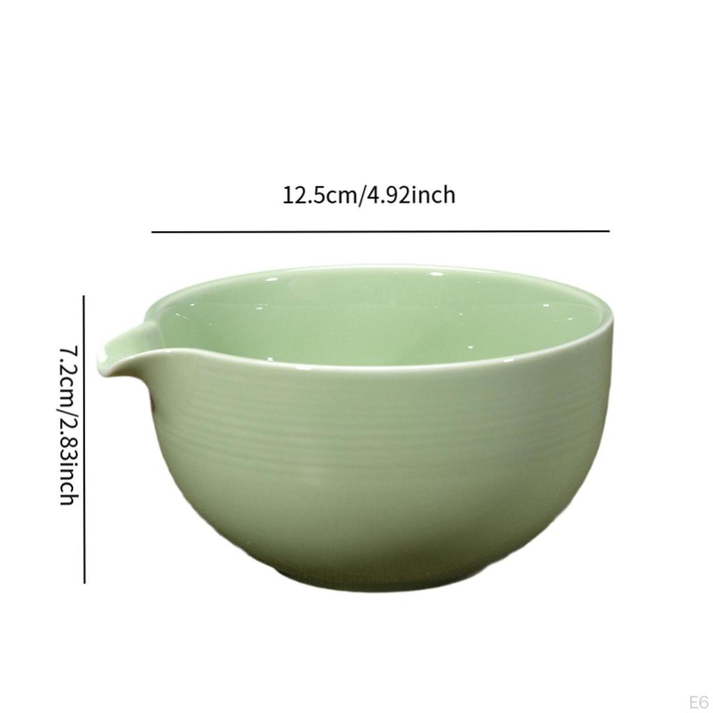560ml Ceramic Matcha Bowl for Tea Ceremony, Mixing Accessory