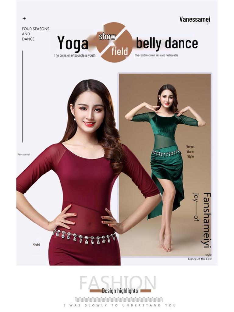 2025 New Style Spring/Summer Belly Dance Costume Set for Women