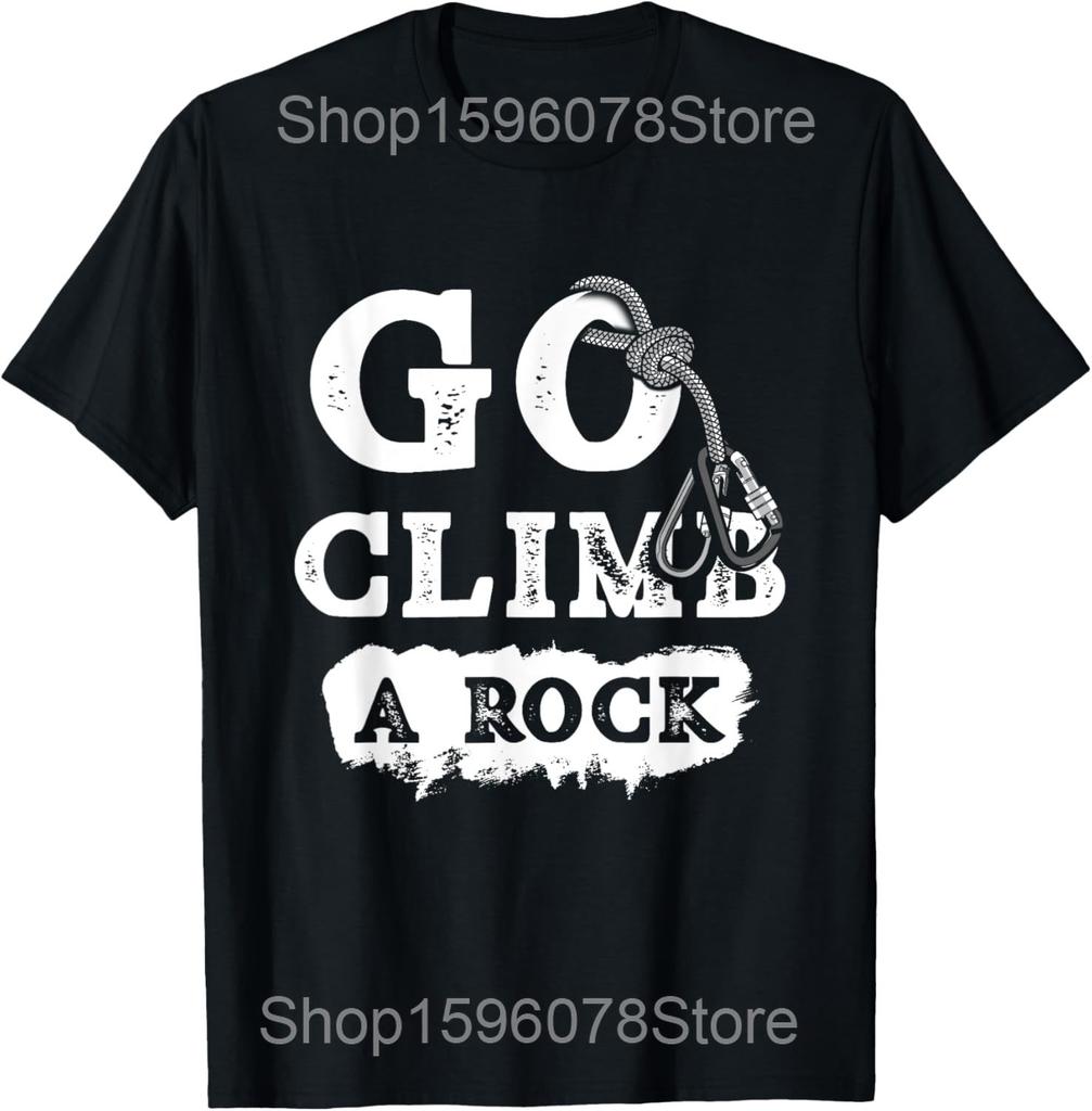 Eat Sleep Climb Repeat Felskletterer Bouldern Bergsteigen T-Shirts Humor Streetwear T-Shirt Kurzarm Unisex Lockere Kleidung