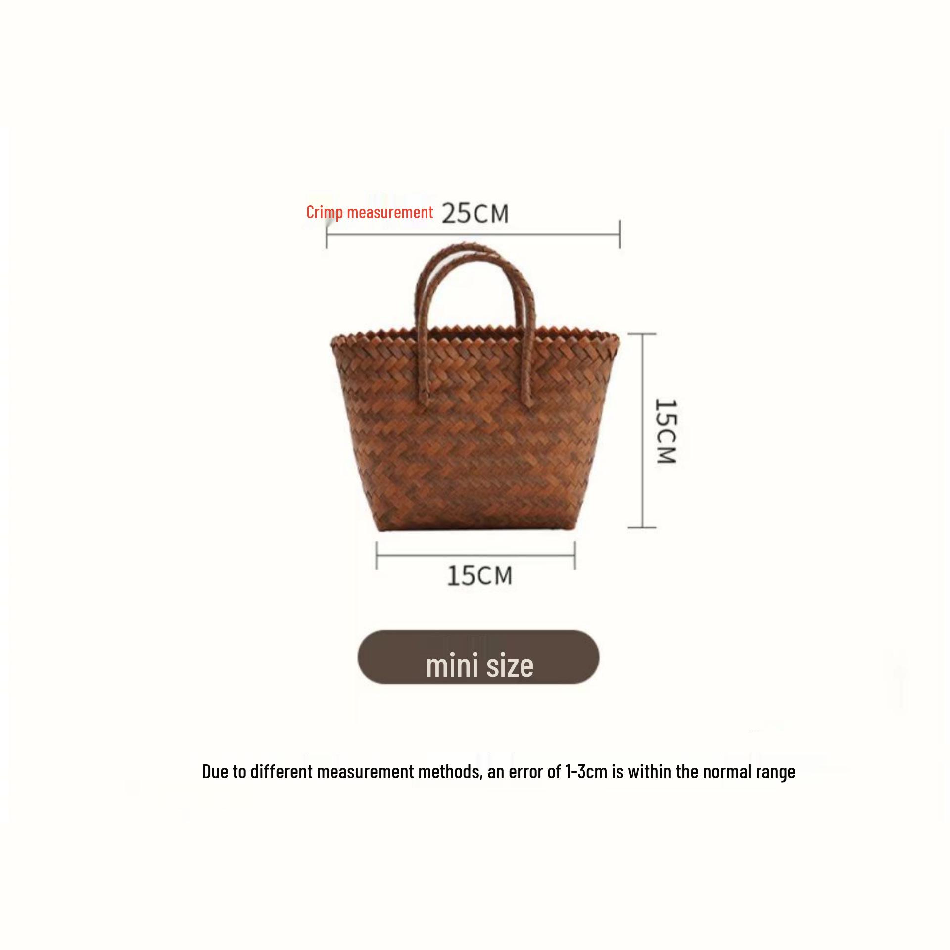 

Жіноча літня ретро ручна робота бамбукова ручка солома сумка через плече