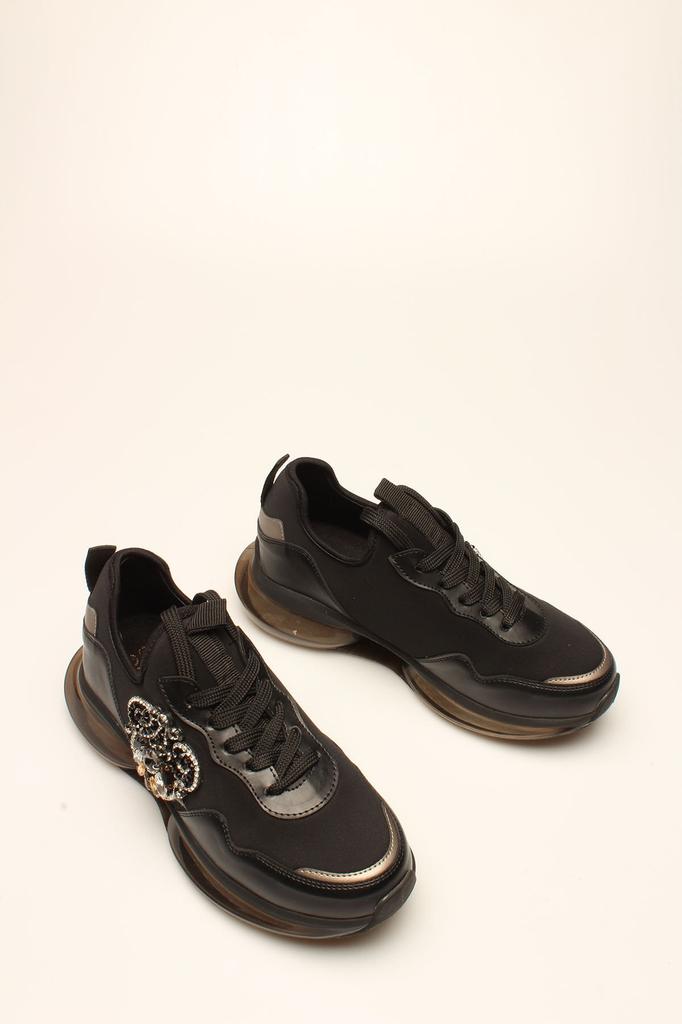 Baskets mode femme Es Black Stone Stretch Sportswear