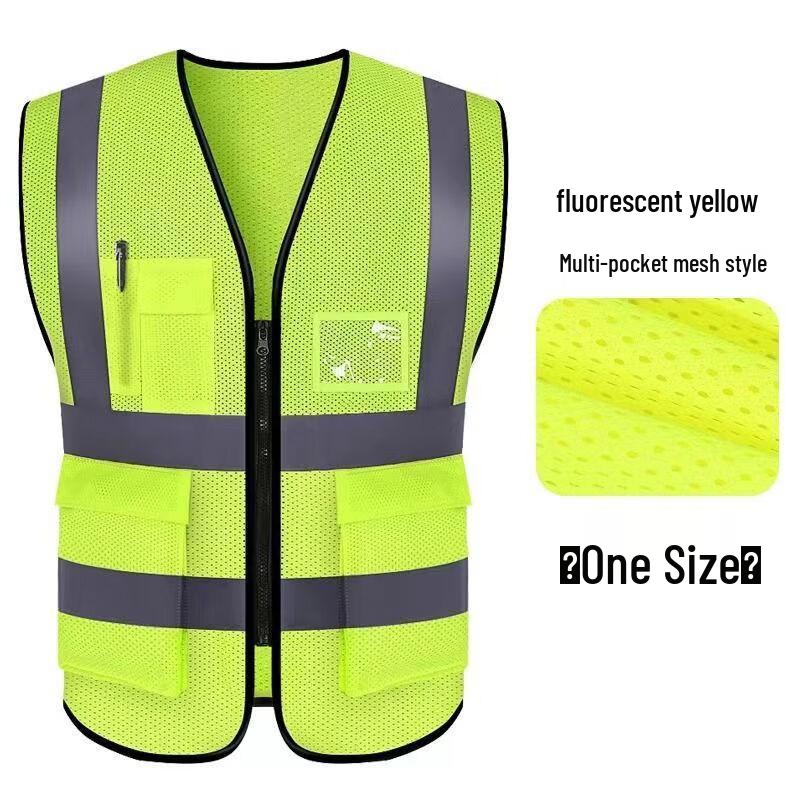 DAXTE Multi-Pocket Reflective Safety Vest