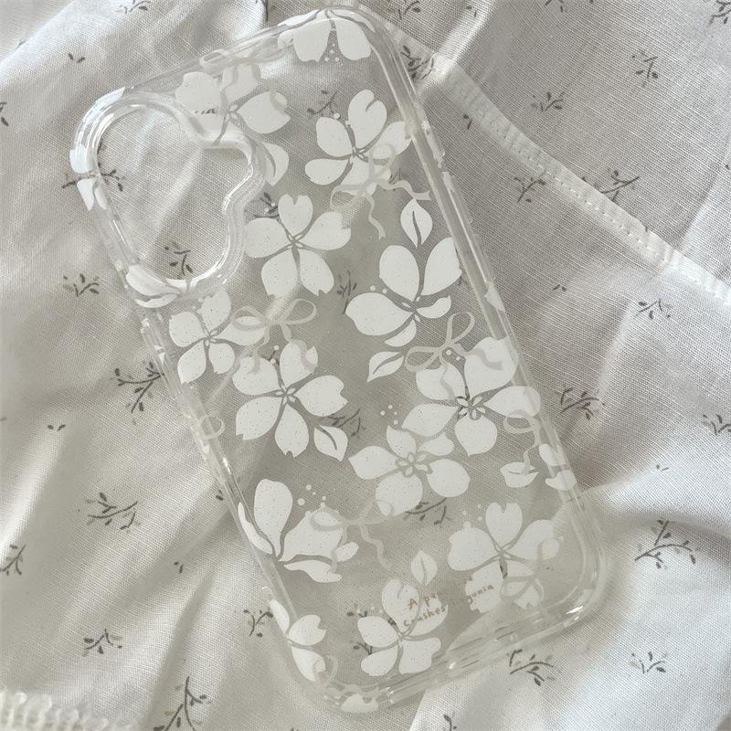 

Niche Bowknot 3D Rose Phone Case for iPhone 17, 16 Pro Max, 15, 14 - High-End Design iPhone 14