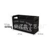 Solid Wood Retro Kitchen Sundries Storage Box with Compartments for Cutlery
