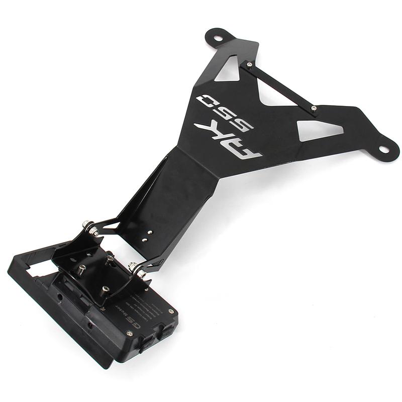 New motorcycle Front Phone Stand Holder Smartphone Phone FOR KYMCO AK 550 AK550 ak550 GPS Navigaton Plate Bracket USB charging