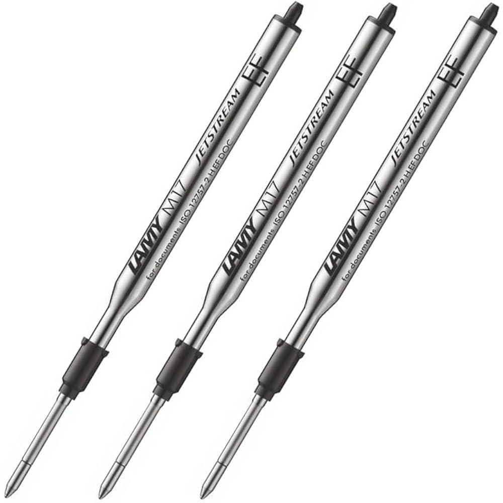Сменная заправка JETSTREAM для ручки LAMY Safari M17 0,5 мм [EF] LM17EF, набор из 3 шт.