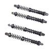 4Pcs 1Celsius10 Model Car Dual Spring Shock Damper Alloy 1Celsius10 RC Dampers with 8 Spare Springs 120mm