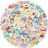 Premium 100 Cartoon Handgezeichnete Geburtstagsthema Aufkleber DIY Geburtstagsgeschenk Verpackungsdekorationsaufkleber