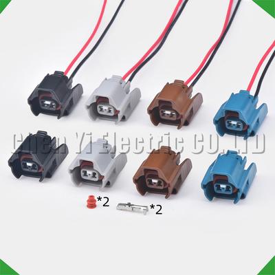 2 Pin Automotive Connectors Fuel Injector Wire Harness Plug 90980-11153 6189-0573 For Toyota 1JZ VQ35