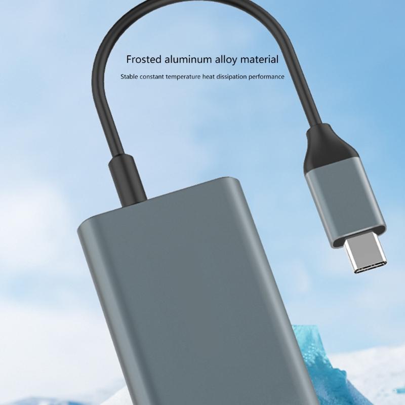 AR Glasses Charging Adapter Type C Connection Wires Mini Expansion Dock for Keep Device Powered and Ready 120mm