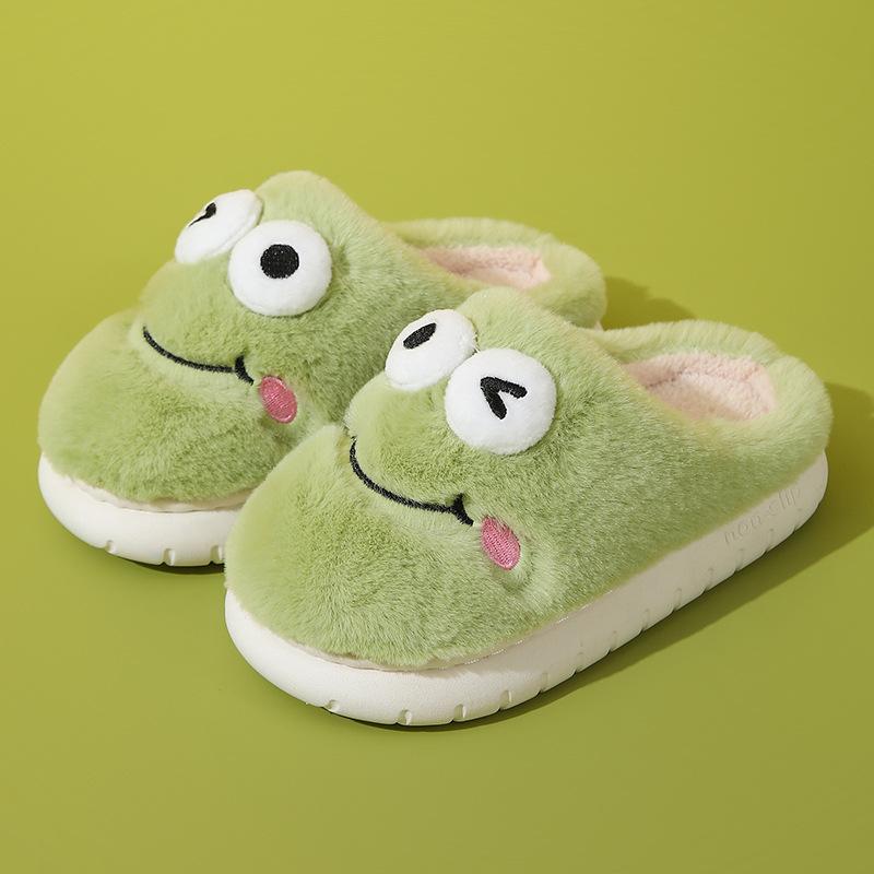 Barneslippers i bomull, fluffy slippers