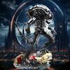 Creative Moc Alien Monster Building Blocks Bricks Set Diy Alien Figures Assembly Model Kit Toys For Children Adult Boys Gifts
