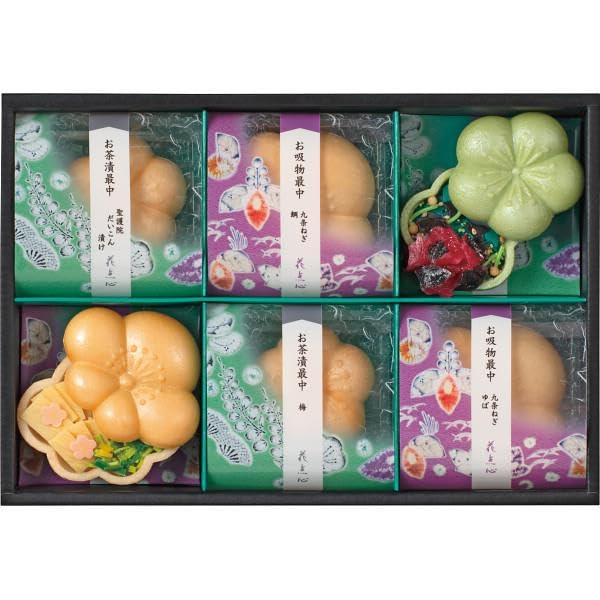 

Kyoto Tsujigahana Ochazuke and Clear Soup Monaka Assortment YT-20