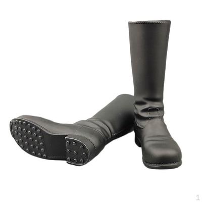 12'' Action Figurine Soldiers Hobbyist Toys Black High Riding Boots