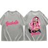 Trend Singer Karol G Graphic T Shirts Men Women Fashion Aesthetics Oversized T-shirts Summer Street Hip Hop Short Sleeve T-shirt