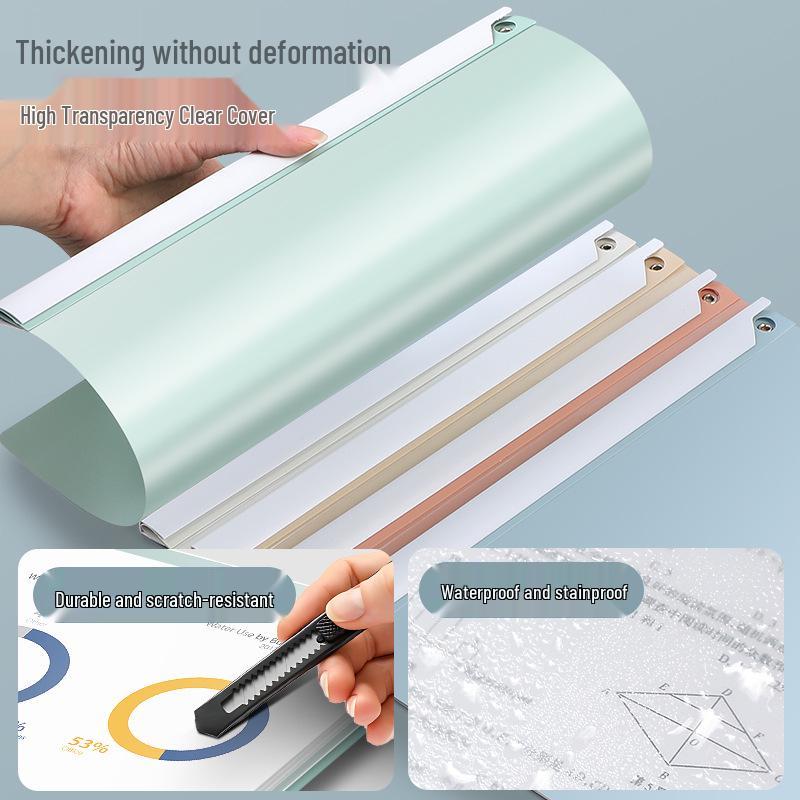 Thickened A4 Binder Clip for Elementary Students - Test Paper and Book Organizer