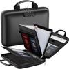 Fireproof Waterproof Accordion Bag with Password Lock – Large Capacity for Documents, Passports, Files, Includes Transparent Folders