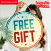 2D Flat Aluminum "FREE GIFT" Decorative Signs and Plaques, Available In Various Sizes. Gradient Star-shaped Wall Decorations Suitable for Retail