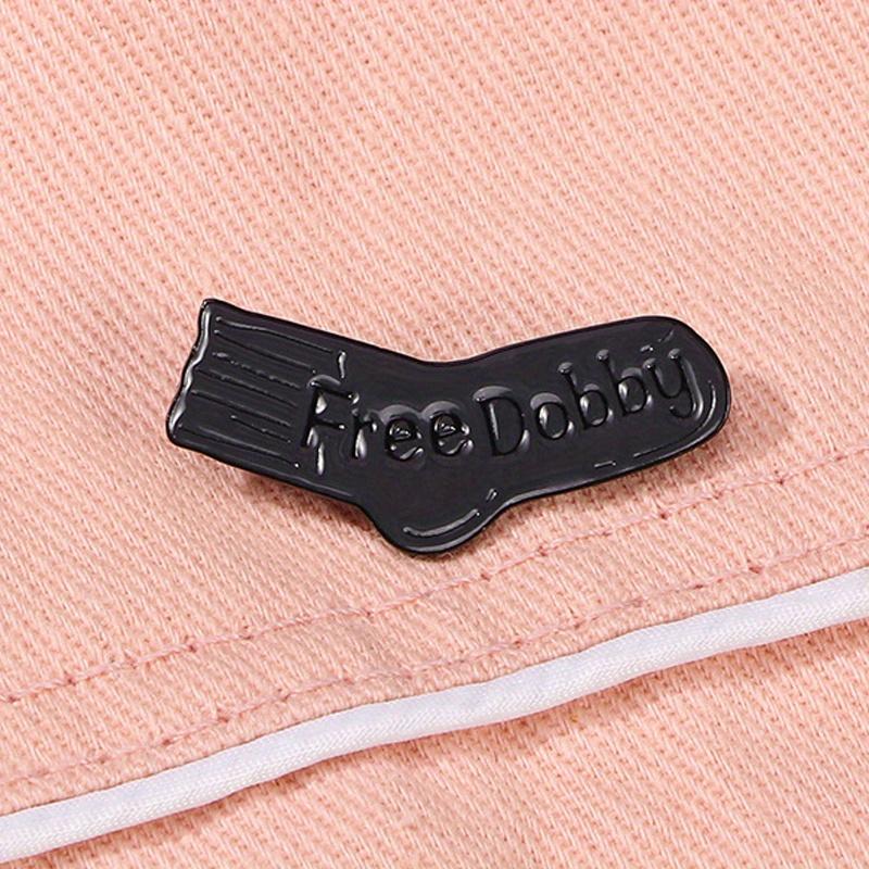 

Интересные мультяшные брюки Free Dobby Брошь с надписью Рюкзак Шляпа Утягивающая талию Игла Пряжка Значок