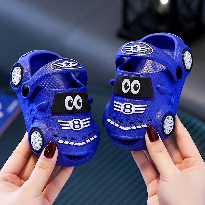 Summer Children's Car Light-emitting Non-slip Soft Bottom Large and Small Children's Bathroom Baby Sandals Slippers Children's Slippers New