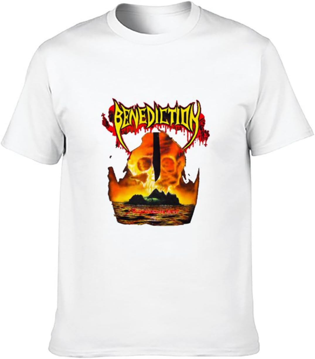 Unisex T-Shirt Benediction Subconscious Terror 1990 Album Cover XL белый