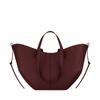 PENE Wing Bag Cyme Large Capacity Portable Shoulder Tote Bag Genuine Leather Women's Bag Underarm Bag Cowhide