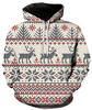 2024 Casual men's Hooded Sweatshirt Fashion 3D Printed Long Sleeve Pullover Autumn And Winter Holidays Oversized men's Hoodies