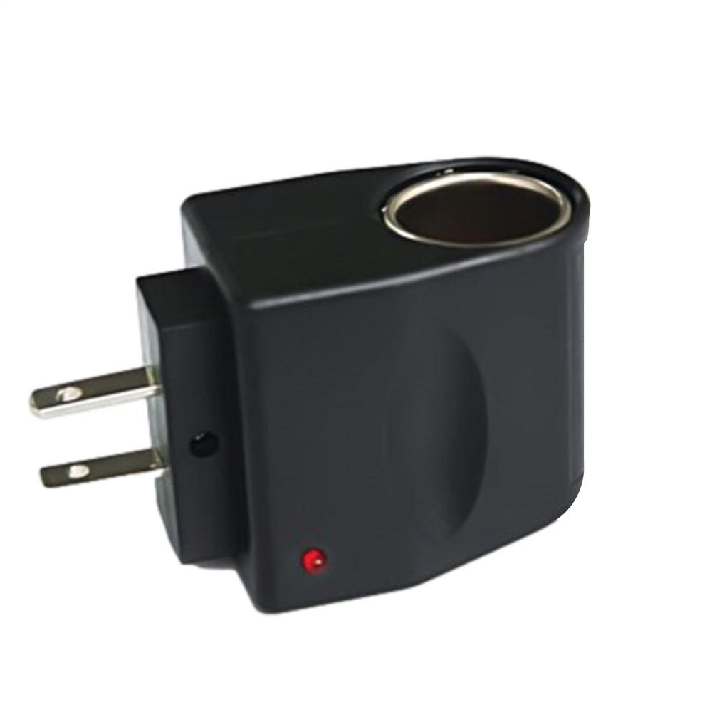 

AC 220V To DC 12V Converter Cigarettes Lighters Socket Charger Converter Car Charging Splitter With LED Light EU US Plug