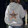 EZwear Leopard & Stern Hoodie - Streetwear im europäischen/amerikanischen Stil.