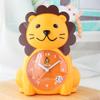 Creative Cute Cartoon Lion Student Children Sweeping Seconds Silent Study Bedside Voice with Night Light Sleeping Alarm Clock