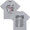 Mode Konsten att vara ett kaos Tour 2025 Lauren Spencer Smith Andningsbar Mönstrad Topp Bomull Kortärmad Herr T-shirt Sommar