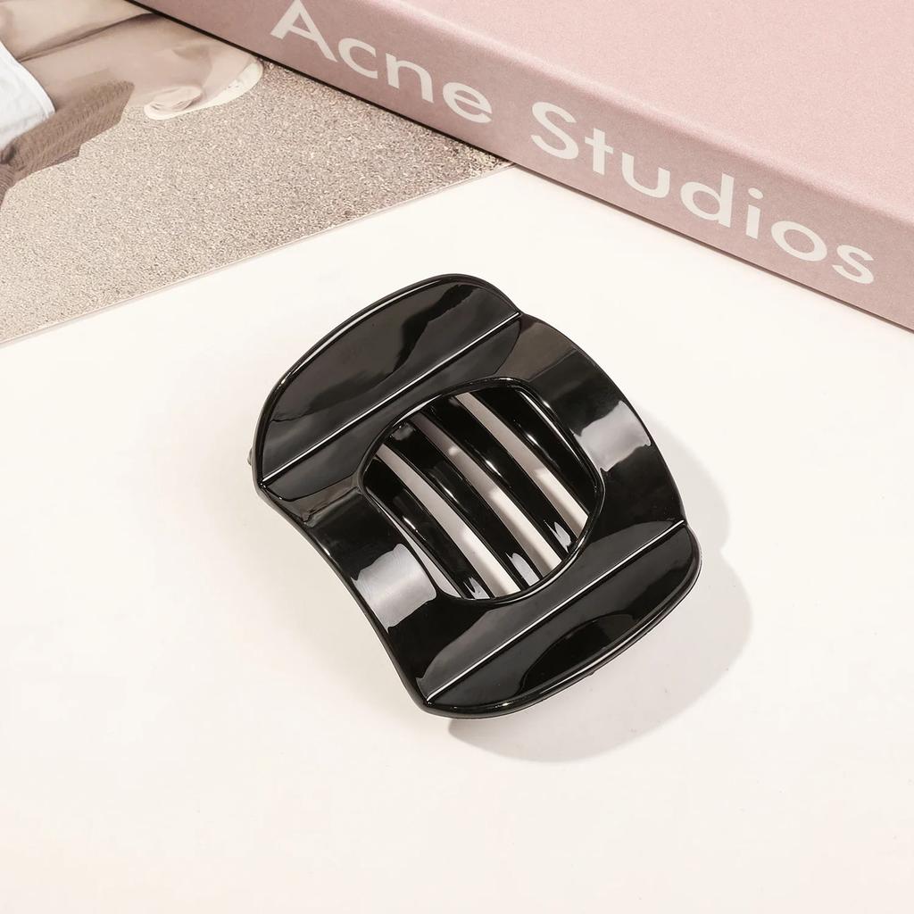 Nouvelles grandes et petites pinces à cheveux en PC pour femmes, accessoires pour cheveux antidérapants, épingles à cheveux vintage en forme d'arc en forme de griffe de canard, barrettes pour filles