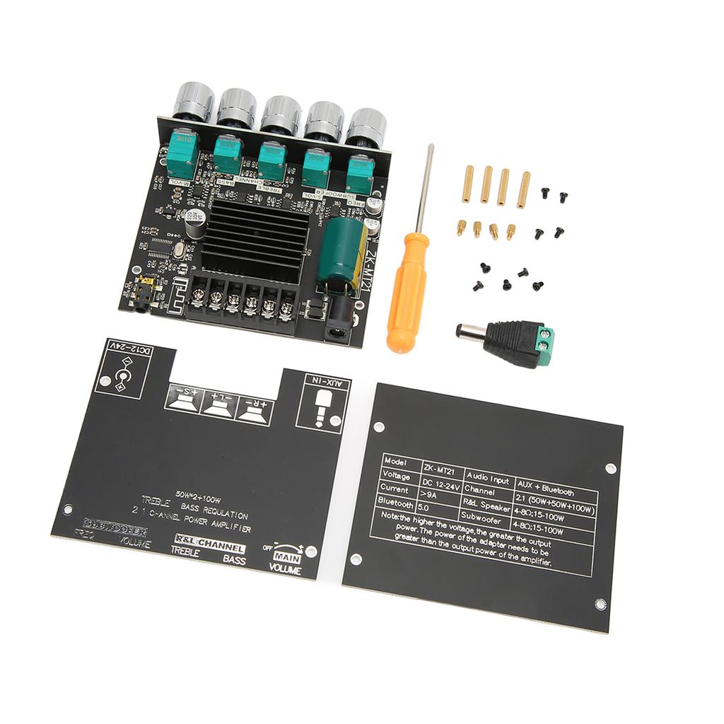 Bluetooth Digital Power Amplifier Module 50W 50W 100W 2.1 Channel Subwoofer Sound Power Amplifier Board