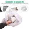 6Pcs Mesh Laundry Bags Portables Large 75L Drawstring Washing Net Bags with Handle for Home Dorm Travel and Laundry Use 60x90cm