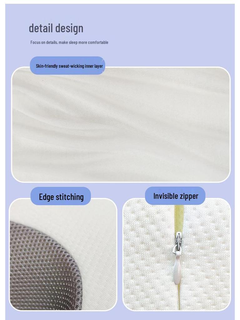 Butterfly Memory Foam Pillow: Slow Rebound, Zero Pressure Cervical Neck Support for Adults and Hotel Use