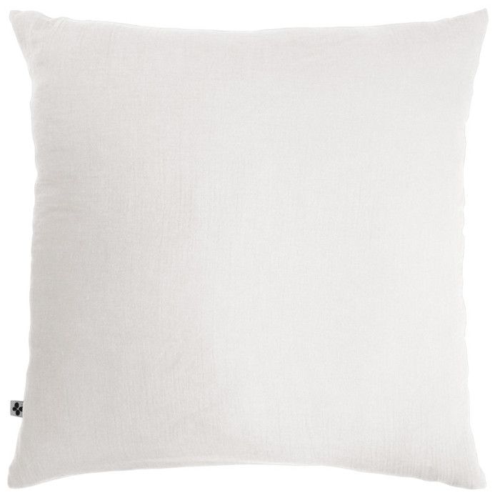 Taie d'oreiller Déco "Gaïa" 80 x 80 cm "Gaze de Coton" - Chantilly