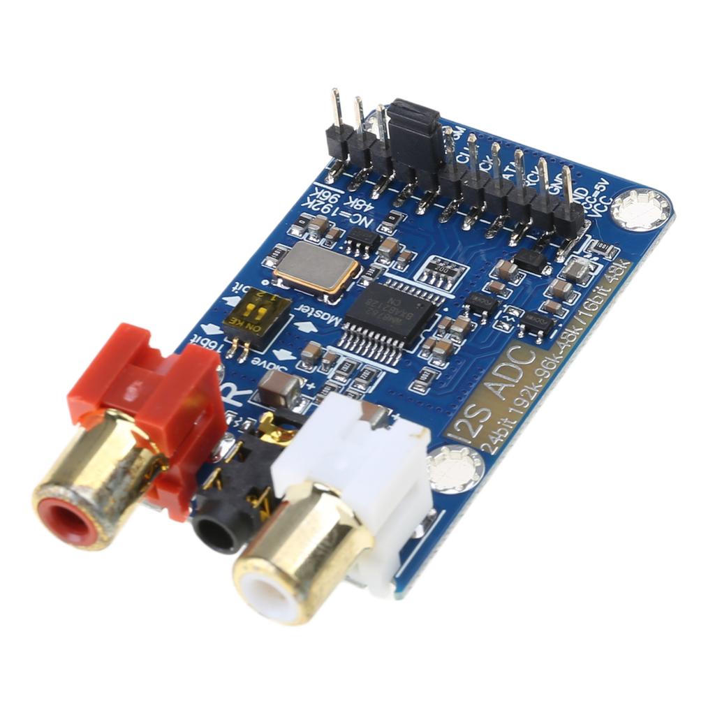Professional I2S ADC Sound Capture Card Module with High Sampling Rate 24BIT 192K 96K 48K