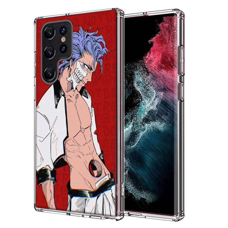 Grimmjow Jaegerjaquez Capa Phone Case For Samsung S26 Ultra S25 Edge Galaxy S23 S21 S20 S24 FE S22 S10 Plus Cover Clear TPU Shel