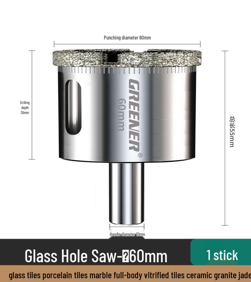 Green Forest Diamond Drill Bit for Tiles, Glass & Marble