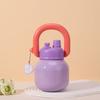 New high-value large-capacity carrying pot 111 stainless steel creative thermos cup portable double drink accompanying straw cup